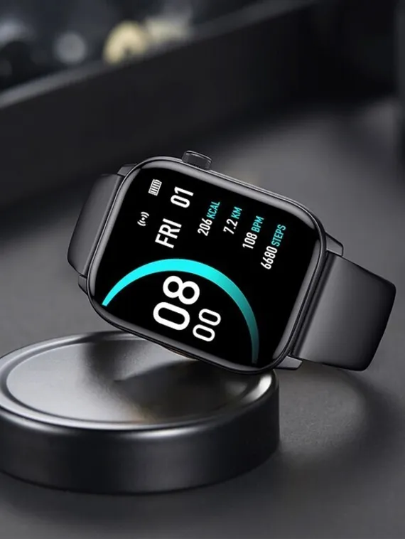 Смарт-часы Hoco Y3, 1.69&quot;, 240x285, IP68, BT5.0, 220 мАч, будильник, шагомер, черные