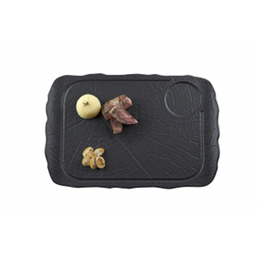 Блюдо для подачи 350*240 мм. Шейд (62920)