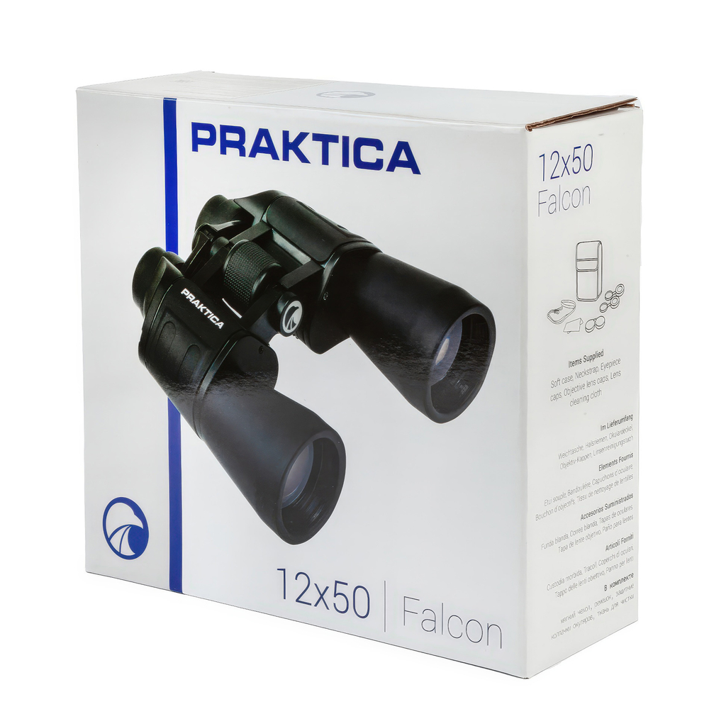 Бинокль Praktica Falcon 12x50 Black - Упаковка 2