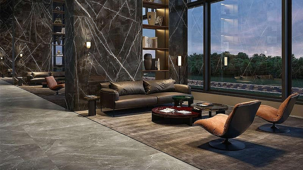 Керамогранит Italon Stellaris Tuscania Grey люкс 610015000688 80х160 см