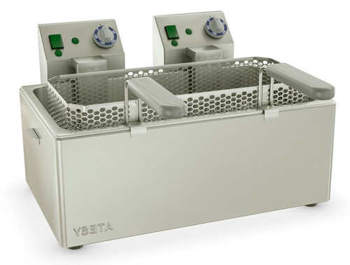 Фритюрница электрическая настольная Atesy Панда-ЕВРО-1х1/1 широкая ванна