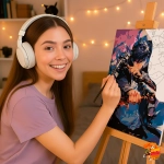 Картина по номерам Поднятие уровня в одиночку Сон Джин-Ву