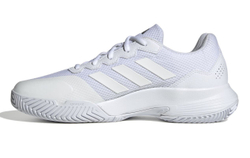 Мужские кроссовки теннисные Adidas GameCourt 2 M - облачно-белый/матовое серебро