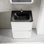 Тумба с раковиной Sancos Libra Floor 60 см LB60FW глянцевый белый