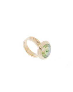 "Эмбаси" кольцо в золотом покрытии из коллекции "Радиус" от Jenavi