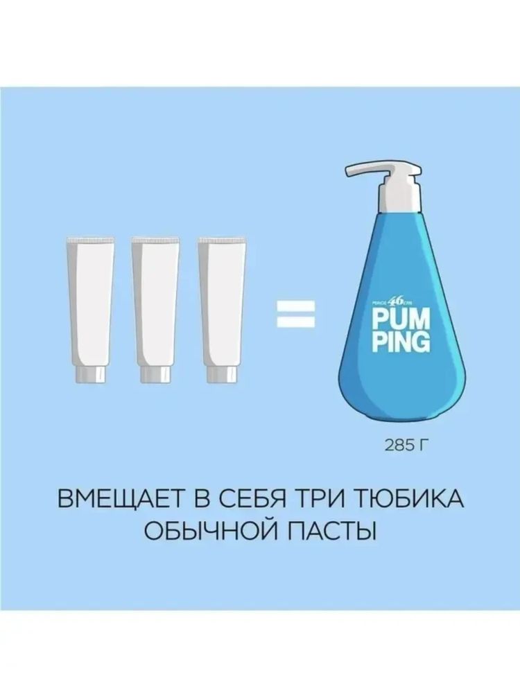 Зубная паста Perioe Pumping Original с дозатором 285 г
