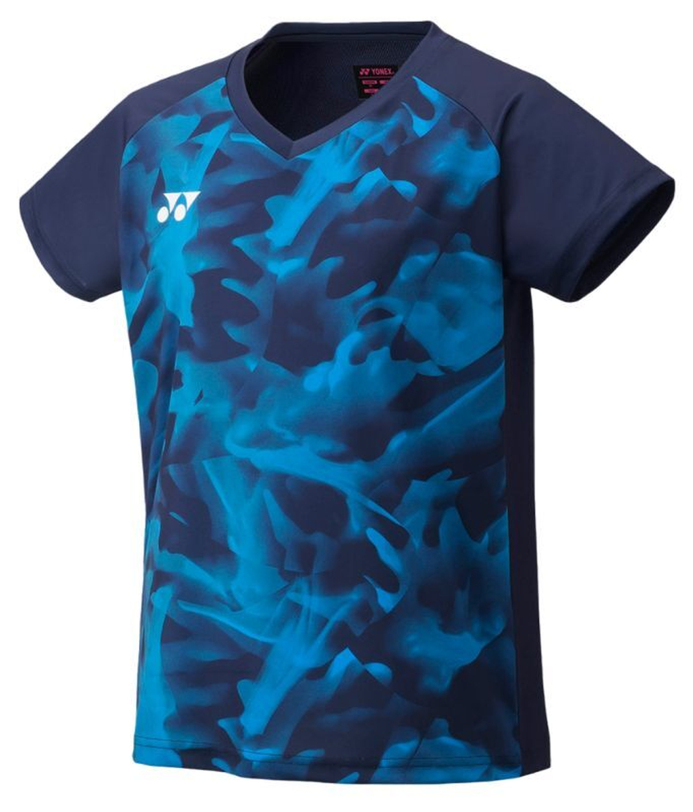 Женская теннисная футболка Yonex Club Team - небесный