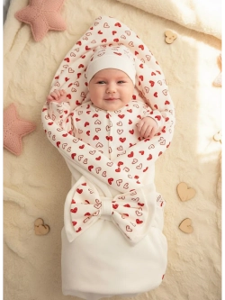 Конверт на выписку весна c костюмом