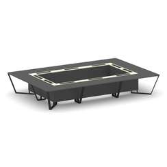 Steel Meet Стол переговорный прямоугольный KMK-PR.B.SP-20K Антрацит/Ваниль Глянец/Металл Черный 4800