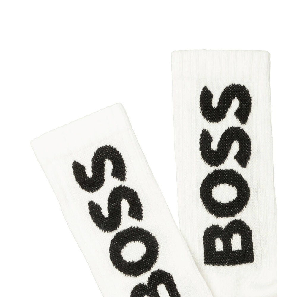 носки qs rib logo cc BOSS BLACK - белый(50467748)