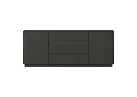 Тумба Tammi 2 двери 3 ящика (черный)