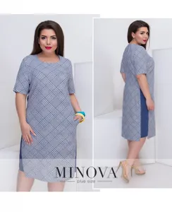 Платье 291-синий Minova