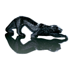 Пантера Зейла чёрная Lalique
