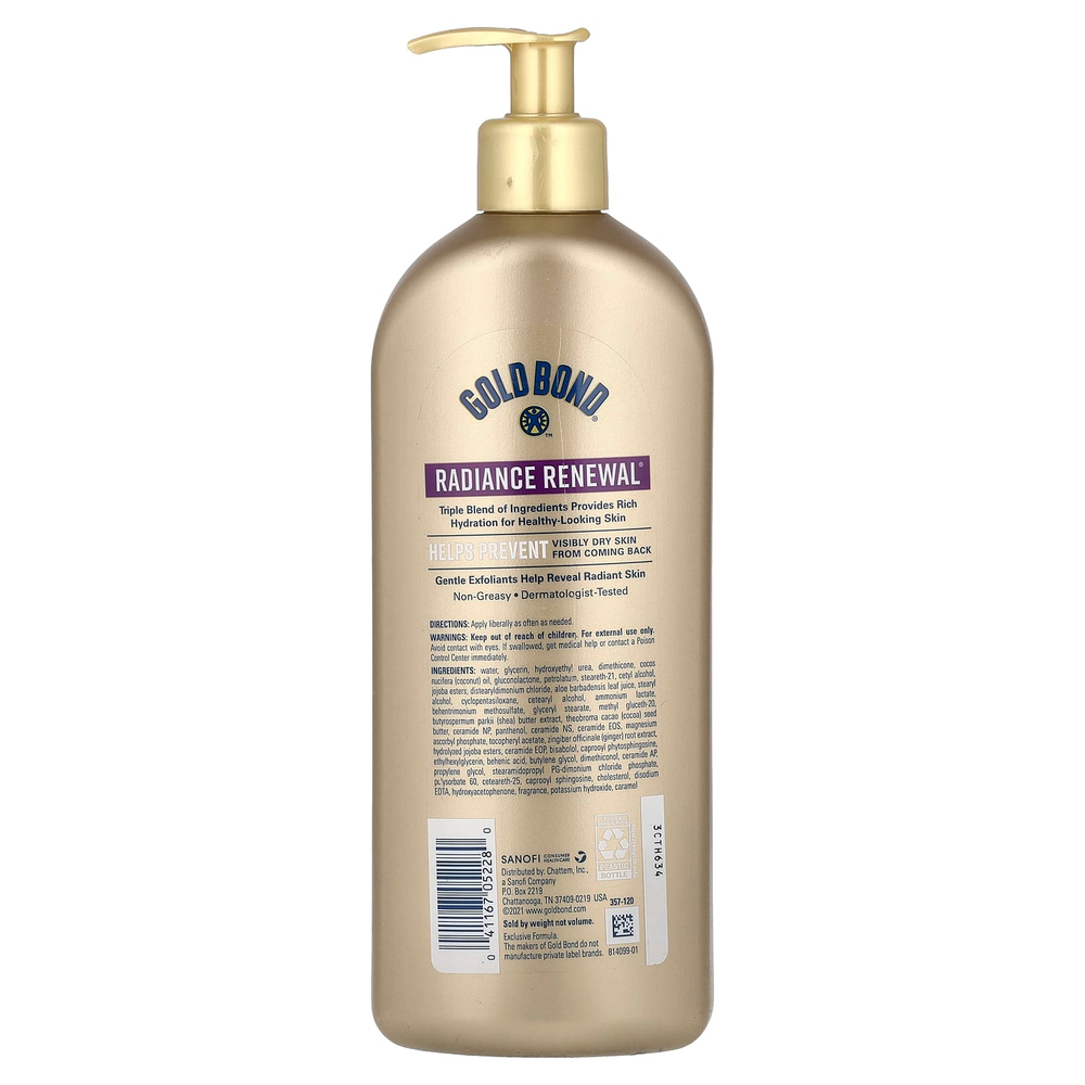 Gold Bond, Radiance Renewal®, увлажняющий лосьон, 476 г (16,8 унции)