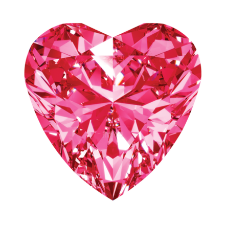 Фианит Сердце от 3х3 до 6х6 мм