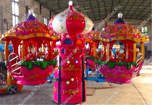 Электрическая Аттракцион карусель «Конфетный вихрь», 6×6×3,5 м