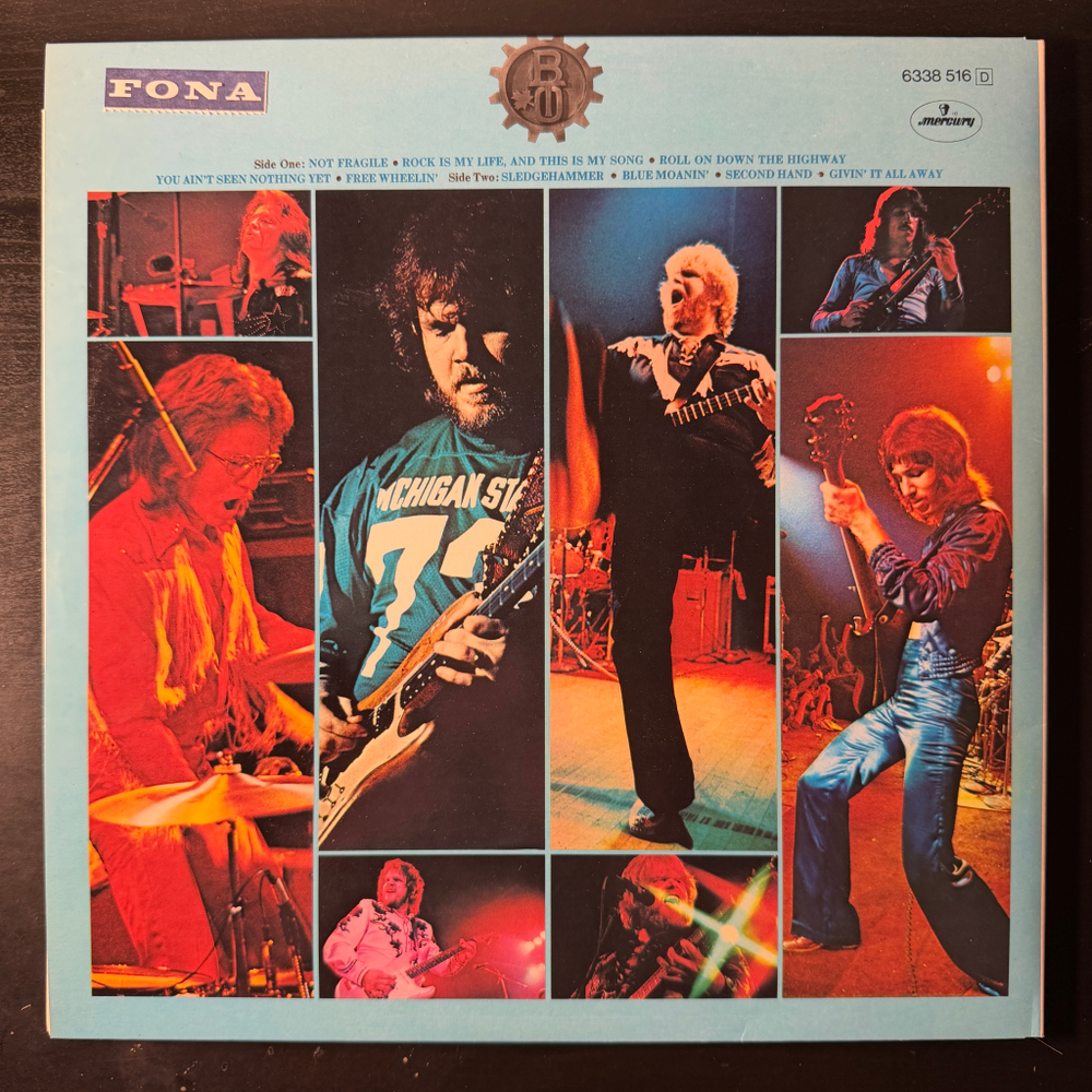 Bachman-Turner Overdrive- Not Fragile (Скандинавия 1975г.)