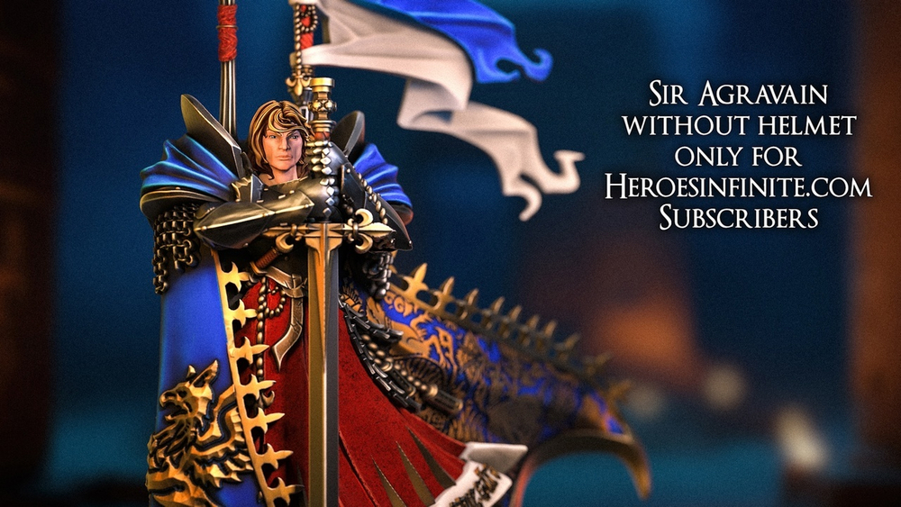 Bretonnia Sir Agravain No Helmet