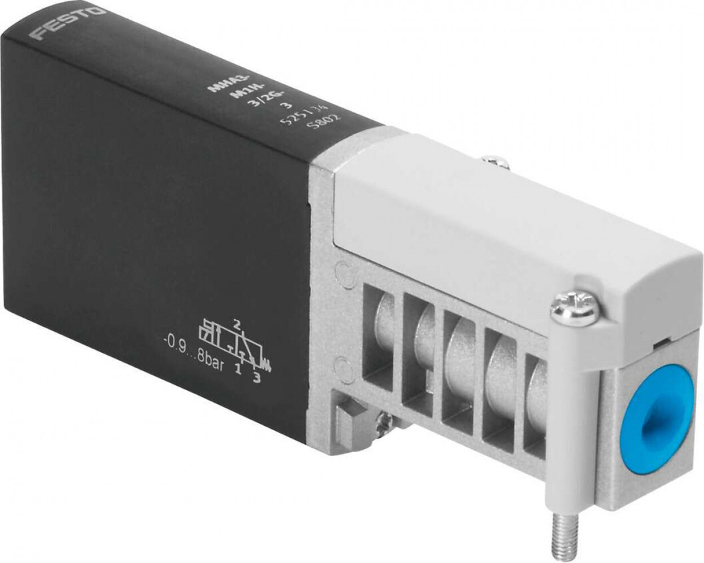Распределитель с электроуправлением Festo MHA3-MS1H-3/2G-3