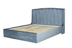 Кровать Garda Decor Одри (Odry) c подъем.мех.вельвет синий Velv-SIN 186*220*120