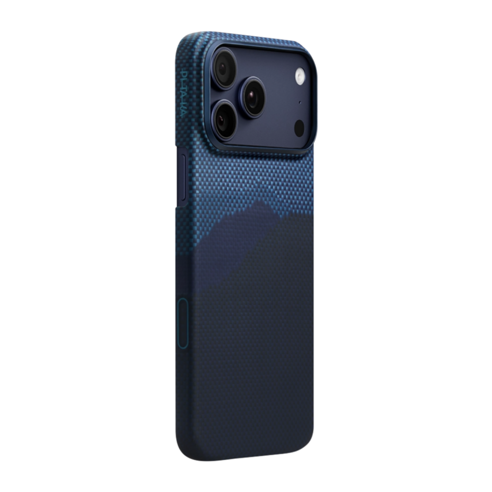 Арамидный чехол MagSafe PITAKA StarPeak PitaTap Edge Case для iPhone 17 Pro Ультратонкий текстурированный чехол из арамидного волокна с сенсорной накладкой для Контроллера камеры