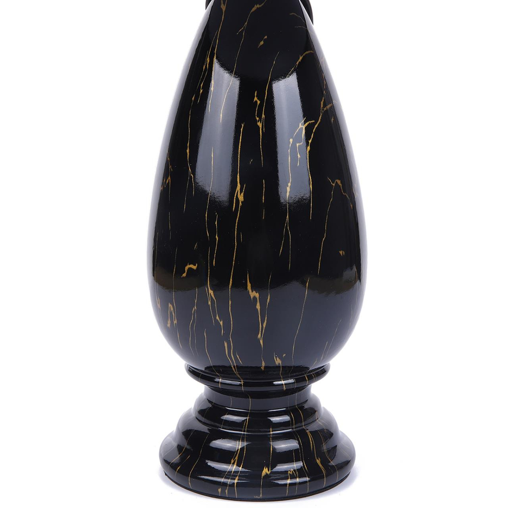 8219/1T CLASSI (В 2-Х КОРОБКАХ) LN26 471 черный, керамика/текстиль Настольная лампа Е27 1*60W 220V SHARLIN