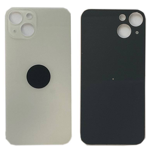 Задняя крышка для Apple iPhone 13 Белый (стекло, широкий вырез под камеру)