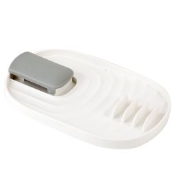 Подставка для крышки и ложки 18*11,5*2,5см. (4вида) (транспортная упаковка)