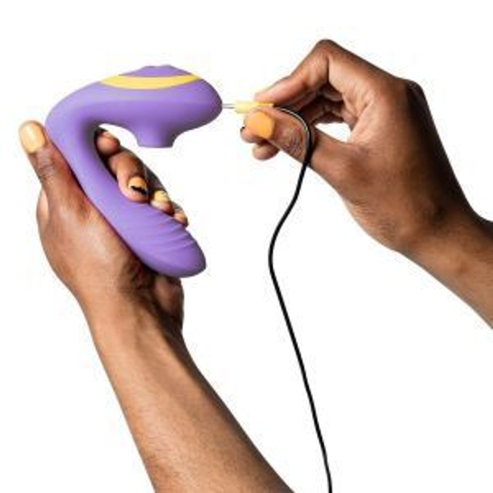 Вибратор ROMP Reverb, для точки G и клитора, силикон, водонепроницаемый, 7 режимов