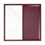 Столик кофейный Bergenson Bjorn Mayen, 45х45 см, белый/сливовый