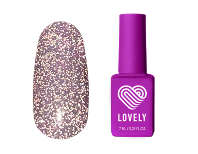 LOVELY Гель-лак Diamond Nude 04 (светоотражающий), 7 ml
