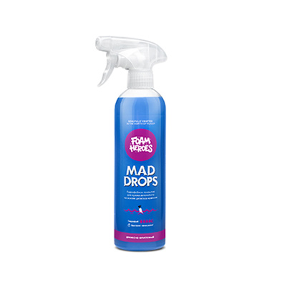 Foam Heroes Mad Drops быстрое гидрофобное покрытие для ЛКП древесно-фруктовый, 500 мл