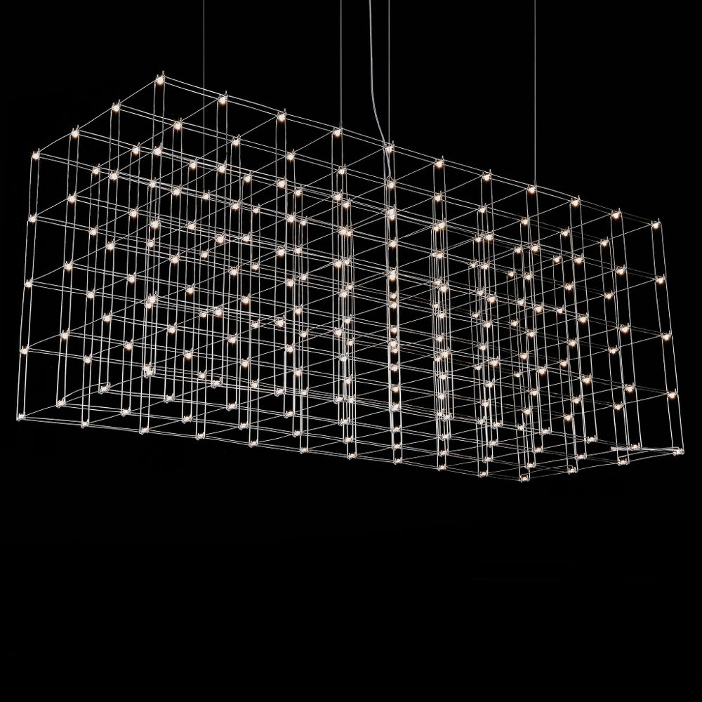 Подвесная Люстра Quasar Cosmos Square Led Pendant Light 80/80/200 By Imperiumloft