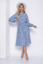Платье Трепетная нежность (синее) П12454-8 LT Collection