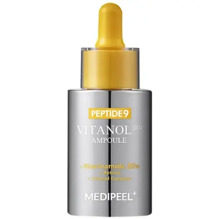 Лифтинг-ампула с пептидами и 20% Niacinamide MEDIPEEL Peptide 9 Vitanol Ampoule PRO 30 мл.