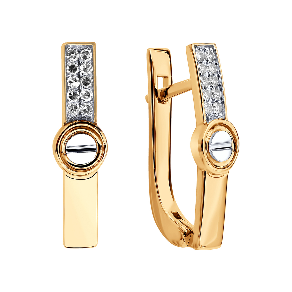 Серьги из золота 585 пробы