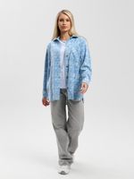 Рубашка Вселенная Виотекс ГОЛУБОЙ