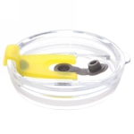 Кружка стеклянная 450мл с крышкой и трубочкой «Жирафик»