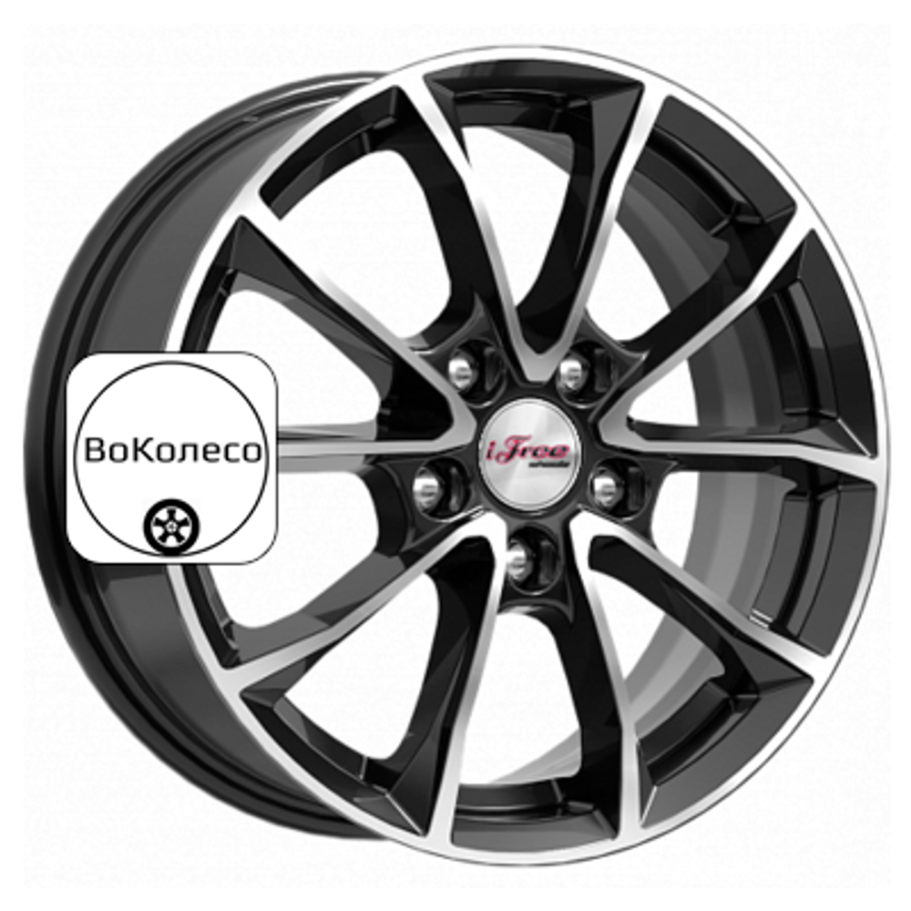 6,5x16/5x112 ET46 D57,1 Джет (КС914) Блэк Джек iFree