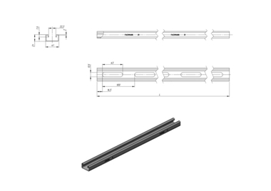 Страт-профиль 41x21x2,0х6000 г.ц.
