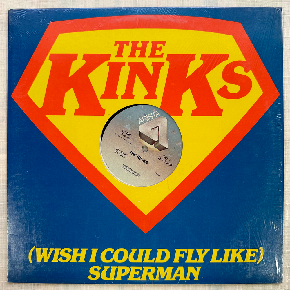 The Kinks ‎– (Wish I Could Fly Like) Superman (США 1979г.) 12", 33 ⅓ RPM