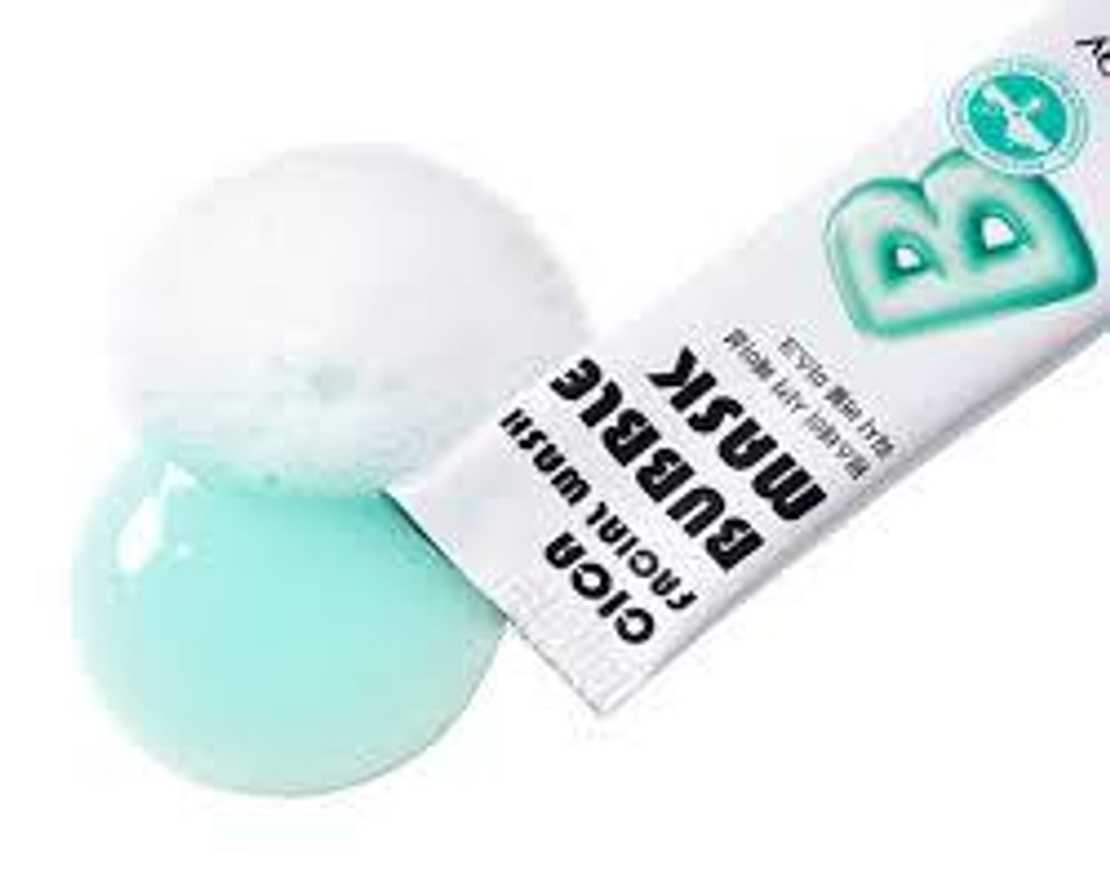 Маска для лица пузырьковая с центеллой азиатской FARMSTAY Cica Fecial Wash Bubble Mask 5 мл