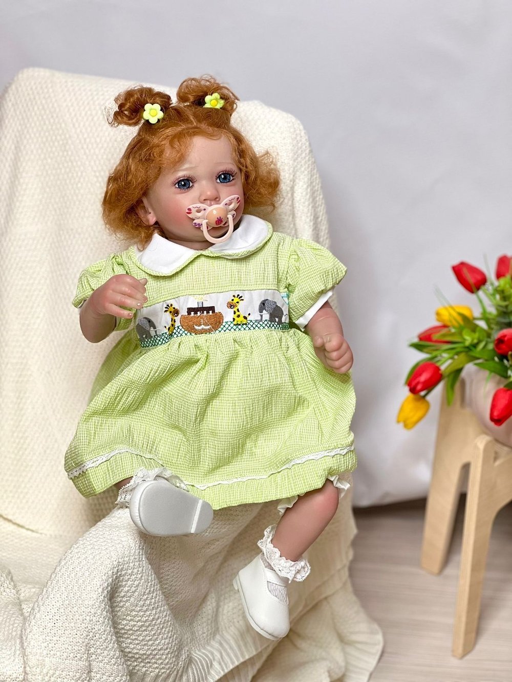 Кукла Реборн мягконабивная 60см (FA-968)