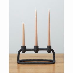 Подсвечник Stery, 14 см, черный