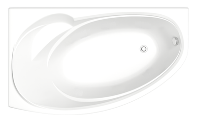 Ванна акриловая BAS Флорида левая 1600х880 с каркасом