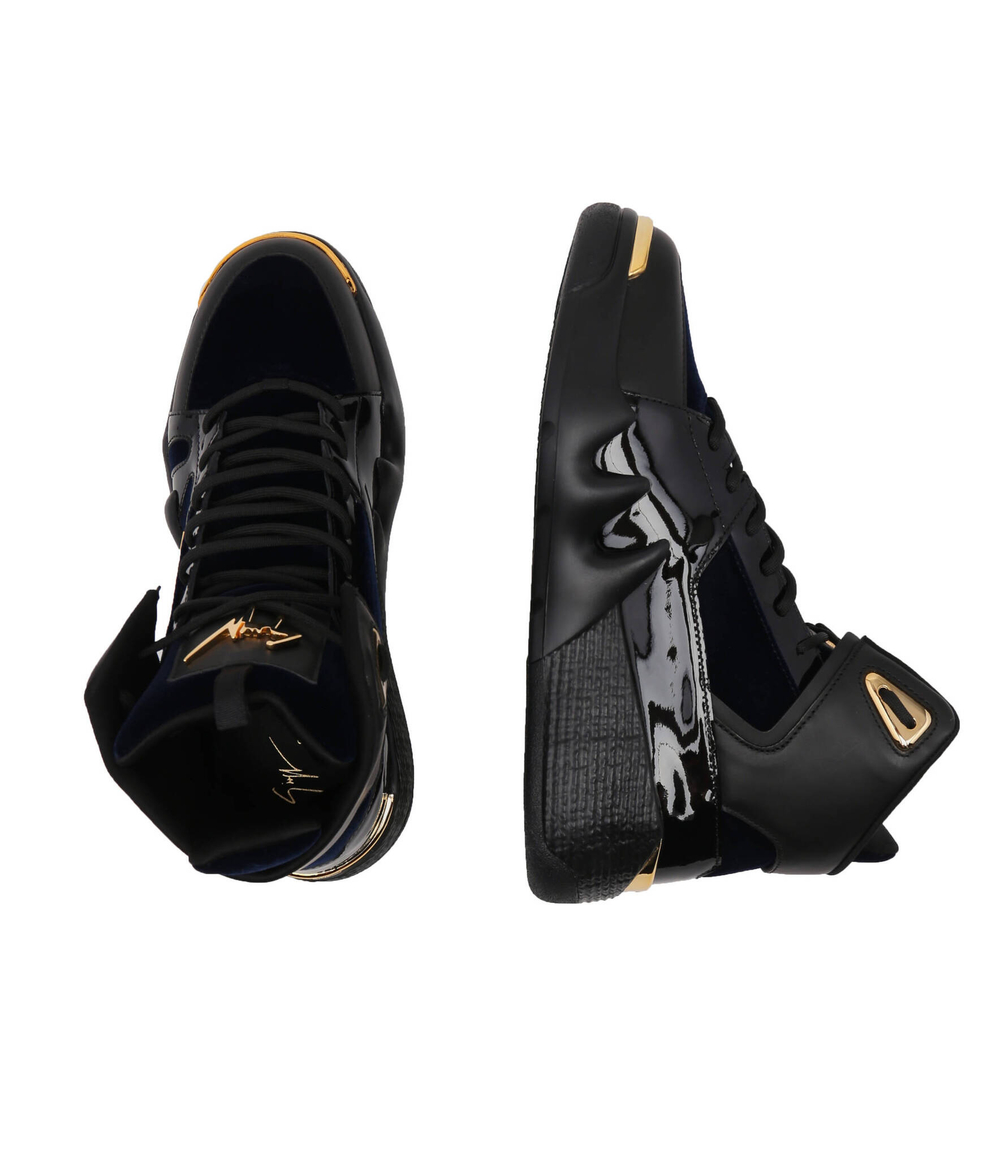 Skórzane кроссовки BBS TALOGO Giuseppe Zanotti - черный(RU20064)