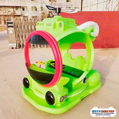 Парковый электромобиль «Мини-вертолёт» детский, 2 места, на батареях для проката