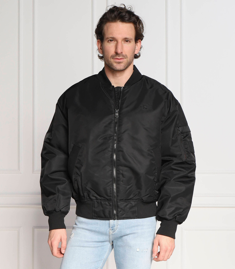 куртка бомбер CALVIN KLEIN JEANS - черный(J30J322491)