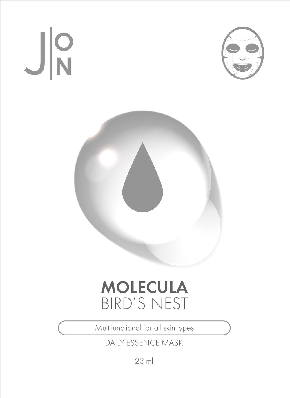J:ON Маска тканевая Molecula Daily Essence Mask 23 ml