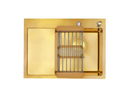 Мойка AVIVA 68*45, Нано-Золото (арт. NG6845R), правая